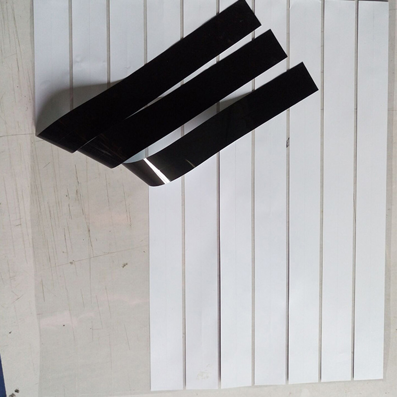 Furnizare de bandă de umbrire rezistentă la temperaturi ridicate, bandă acoperită cu două fețe din PET negru și alb, bandă dublă pentru produse electronice