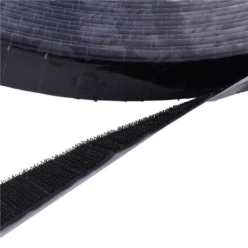 Industrial Nylon Velcro, cârlignegru și părul părului, autocolantele mamei și mamei, înapoi în spate Velcro pot fi furnizate în cantități mari